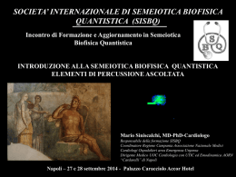 Presentazione di PowerPoint - Società Internazionale di Semeiotica