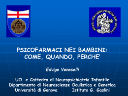 PSICOFARMACI NEI BAMBINI