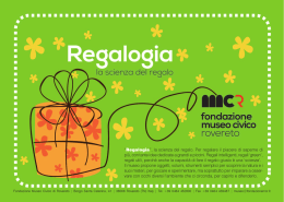 “Regalogia”, la scienza del regalo. Per regalare il piacere di