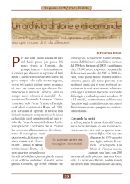 Un archivio di storie e di domande Aiutatemi a ricordare