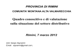 PROVINCIA DI RIMINI COMUNITA` MONTANA ALTA