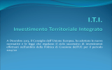 ITI Investimento Territoriale Integrato