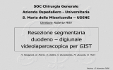 Resezione segmentaria duodeno-digiunale videolaparoscopica per