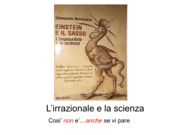 EINSTEIN E IL SASSO