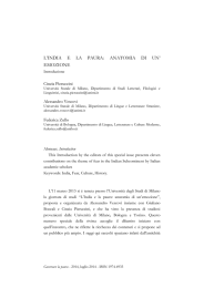 L`INDIA E LA PAURA: ANATOMIA DI UN` EMOZIONE