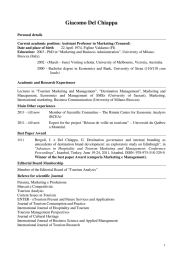 Giacomo Del Chiappa - Universit&agrave; degli Studi di Brescia