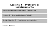 Problemi di indirizzamento