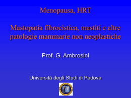 mastopatia fibrocistica