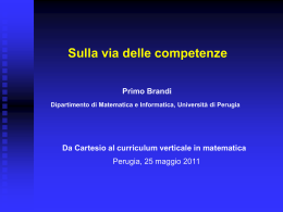 Sulla via delle competenze - Apprendimenti di base per la scuola in