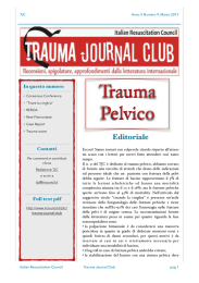 Trauma Journal Club numero 9 - Italian Resuscitation Council