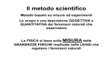 Introduzione al metodo scientifico