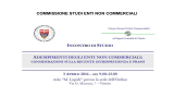 COMMISSIONE STUDI ENTI NON COMMERCIALI