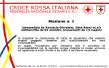 Mozione - Croce Rossa Italiana