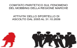 comitato paritetico sul fenomeno del mobbing della regione marche