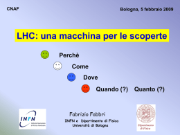 LHC: una macchina per le scoperte