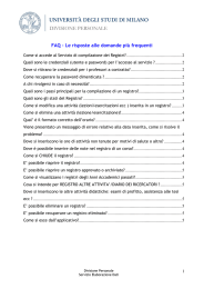 FAQ registri docenti