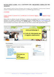 SCUOLANEXT GUIDA Registro Unificato 26-06-2015