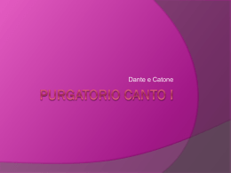 Purgatorio, canto I