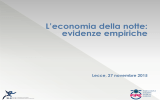 Presentazione Silb Lecce: “L`economia della notte: evidenze
