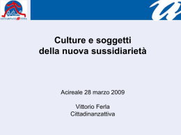 Presentazione di PowerPoint - CITTADINANZATTIVA SICILIA onlus