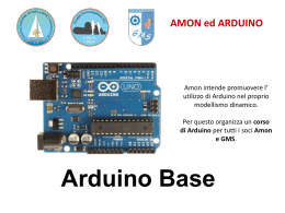 AMON ed ARDUINO - AMON Nonsolovele