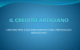 il credito artigiano