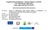 Progetto Speciale Multiasse *Sistema Sapere e Crescita* P.O. FSE