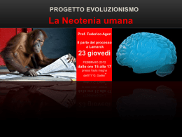 (formato pptx 2011) Progetto Evoluzionismo, Lezione