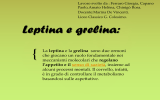 Leptina e grelina