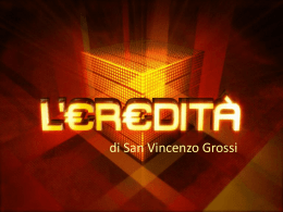 L`eredità (presentazione powerpoint)