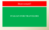 e Lei, come si chiama? - italian for travelers