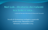 Nel Lab*Oratorio dei talenti tra fede e vita*