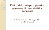 Diritti del coniuge superstite, pensione di reversibilità e donazioni