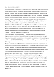 Dott. FERDINANDO AGRESTA Laureato in Medicina e Chirurgia