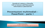 Attività e ricerche svolte nel corso del primo anno del Dottorato di