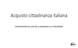 Acquisto cittadinanza italiana