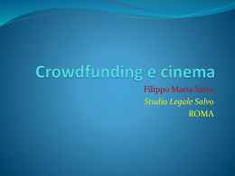 Crowdfunding e cinema