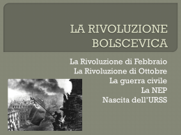 la rivoluzione bolscevica