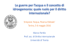 Le guerre per l`acqua e il concetto di idroegemonia