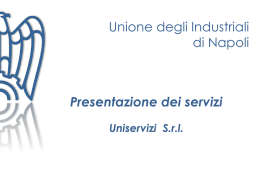 L*Unione* cos*è? - Unione Industriali Napoli