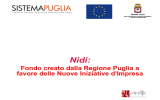 Fondo creato dalla Regione Puglia a favore delle Nuove Iniziative d