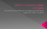 ISTAT: i consumi delle famiglie