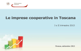 Imprese cooperative in Toscana I e II tr 2013 - Starnet