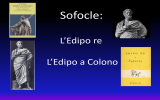 Sofocle: L*Edipo re L*Edipo a Colono