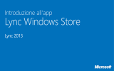 Getting Started with Lync Windows Store app