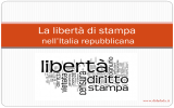 La libertà di stampa nell´Italia repubblicana