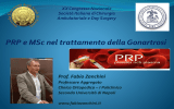 PRP e MSc nel trattamento della Gonartrosi