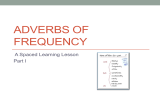 adverbs of frequency