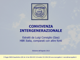 Convivenza intergenerazionale