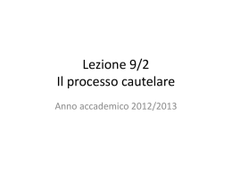 lez.9.ilprocessocautelare